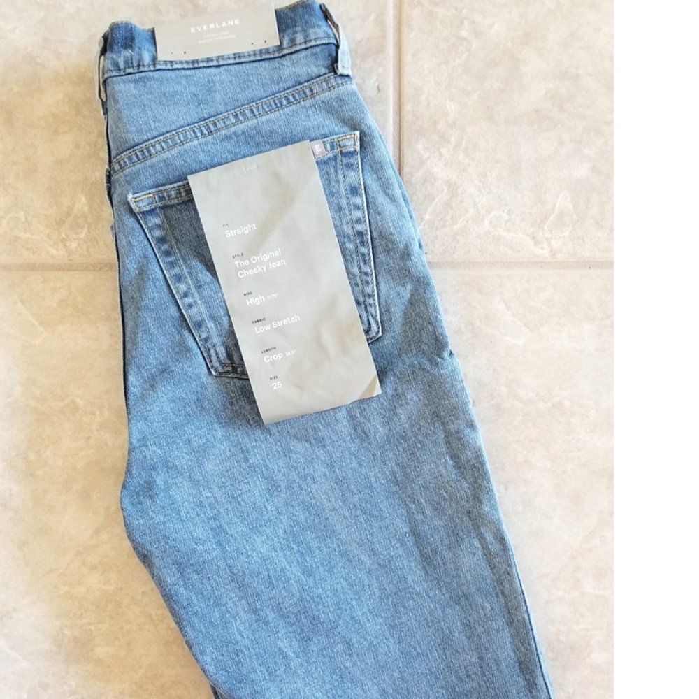 Everlane The Original Cheeky Jean Stone Washed Sky